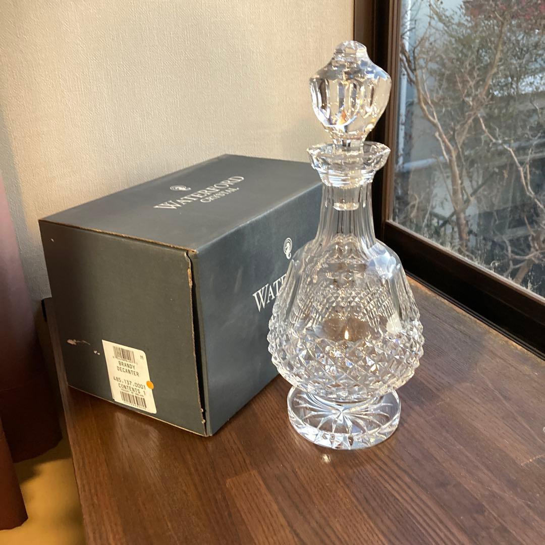 新品 欧州高級ブランド切子クリスタルガラス 非常に美しいブランデーデキャンタ
