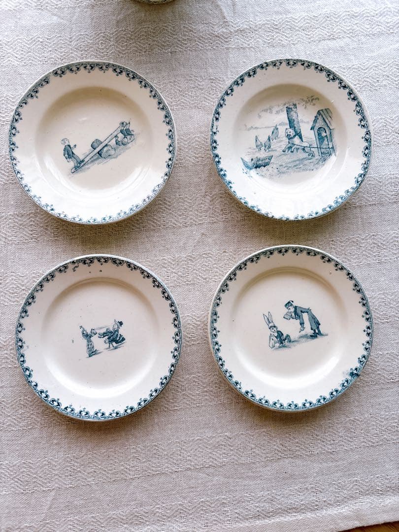 フランスアンティーク　③SaintAmand ラディネット　レギュミエset