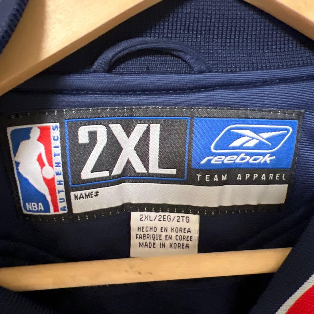 reebok NBA NETS ウォームアップジャージ　セットアップ　XXL
