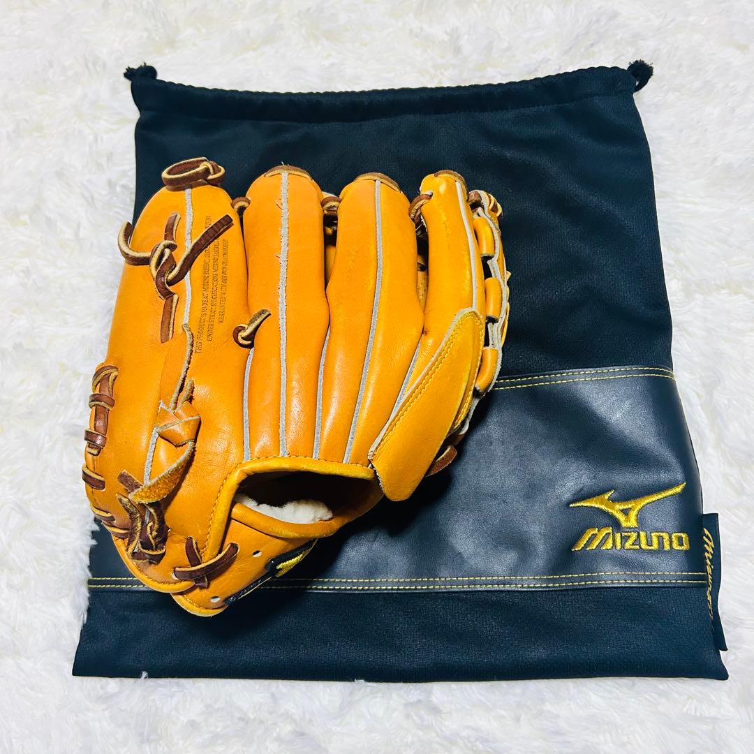 MIZUNO Pro 軟式グローブ オレンジ色　投手用　大人用