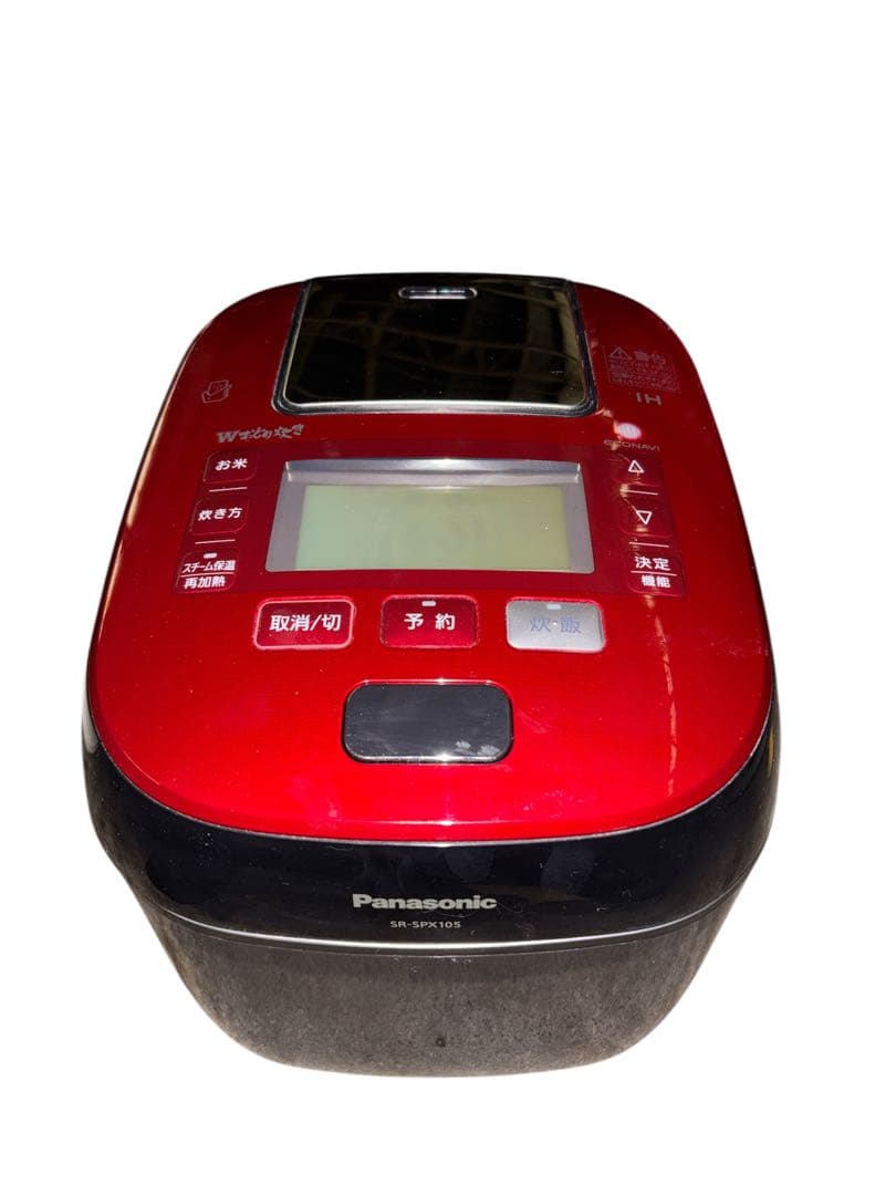 【動作確認済】Panasonic SR-SPX105 炊飯器 赤　即購入OK