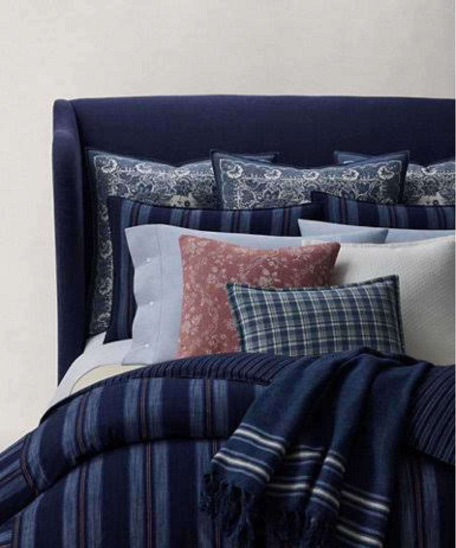 未使用ラルフローレン　シングルコンフォーターカバー&ピロケース2枚セット　バラ