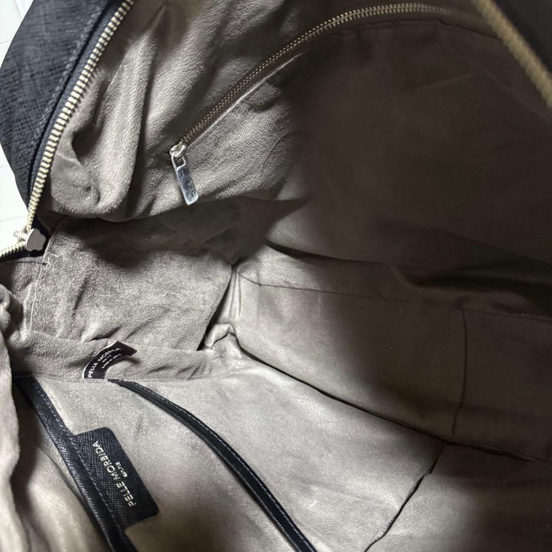 極美品✨ペッレモルビダ　キャピターノ　ビジネスバッグ　レザー　ブラック