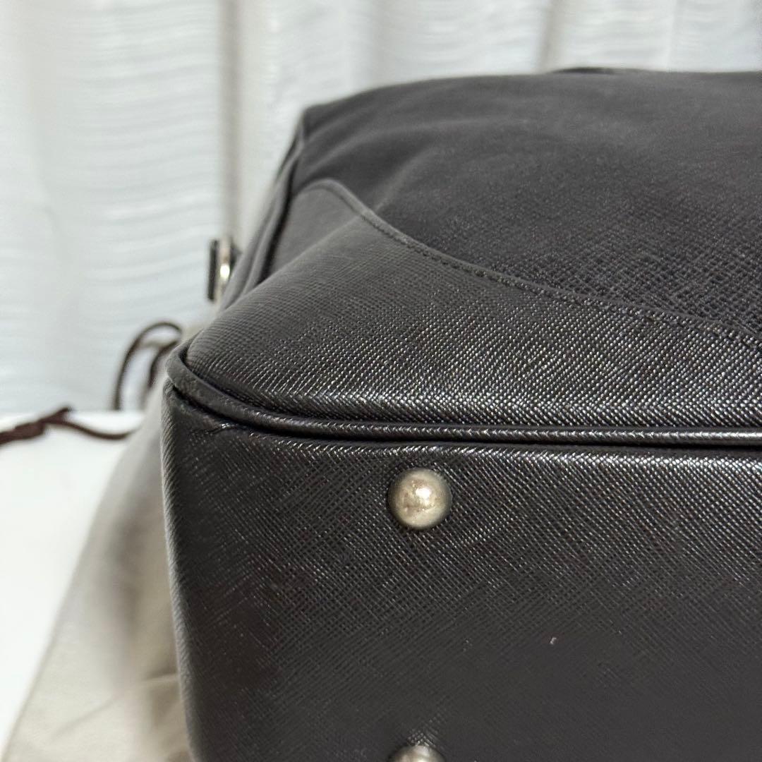 極美品✨ペッレモルビダ　キャピターノ　ビジネスバッグ　レザー　ブラック