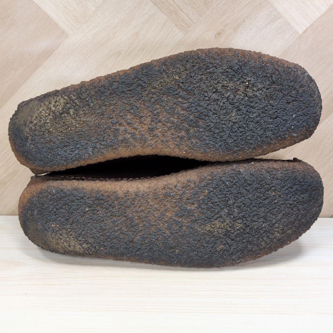 クラークス 27.0cm ナタリー ワラビー レザー ブラウン S528