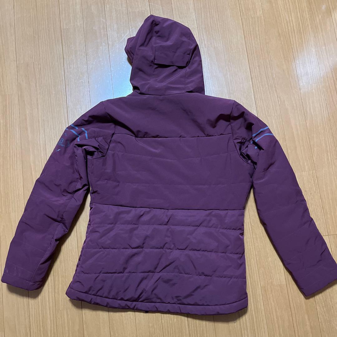 Salomon フード付きキルティングジャケット Sサイズ