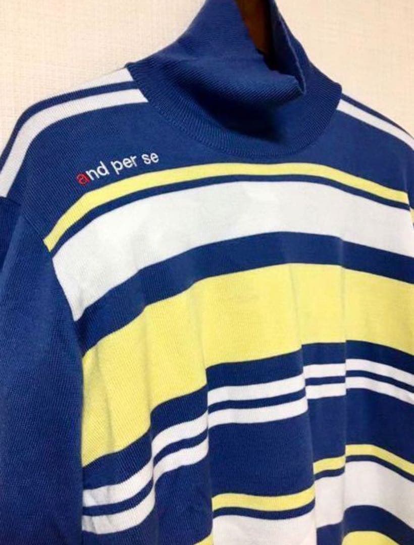 and per se セーター タートル メンズ LL XL ゴルフウェア★新品