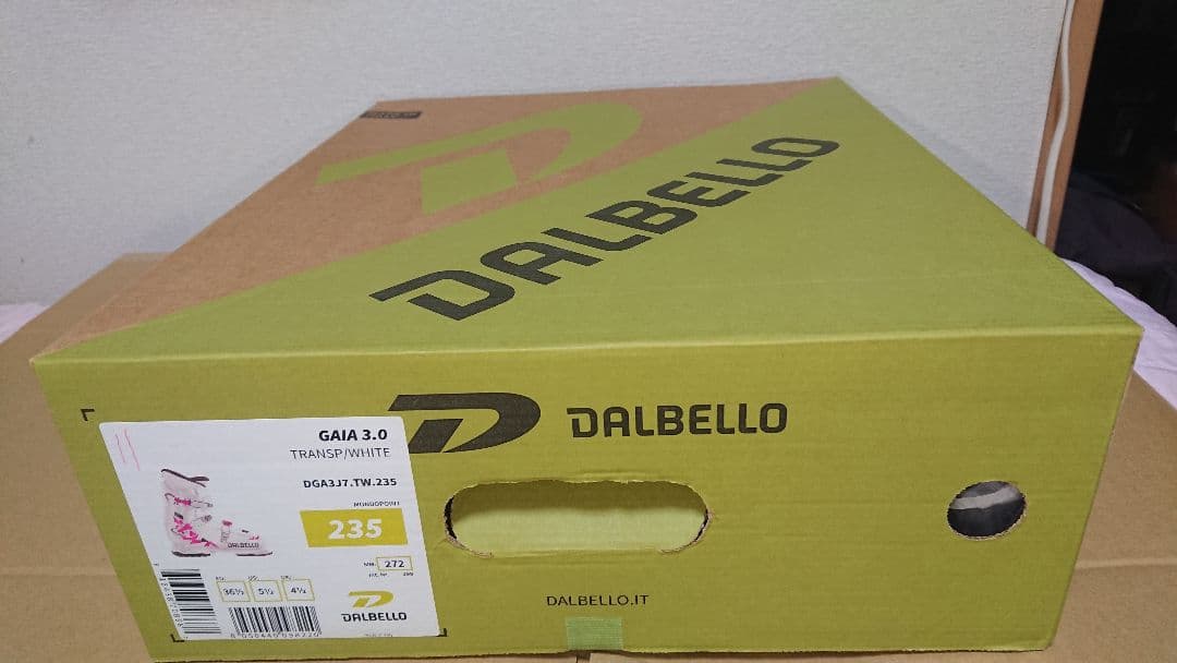 DALBELLO 23.5㎝ ソール272㎜ GAIA 3 スキーブーツ GW