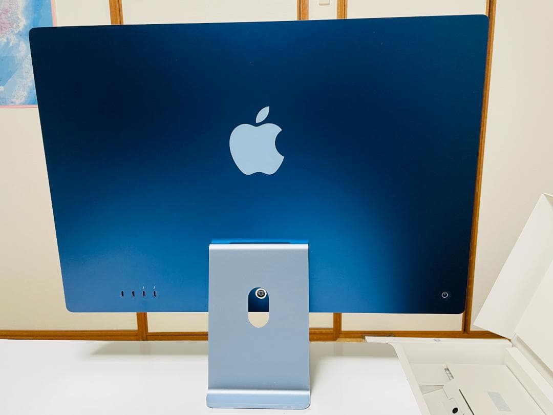 【極上美品】iMac 24\" M1 512G ブルー / 4.5Kの超高画質体験
