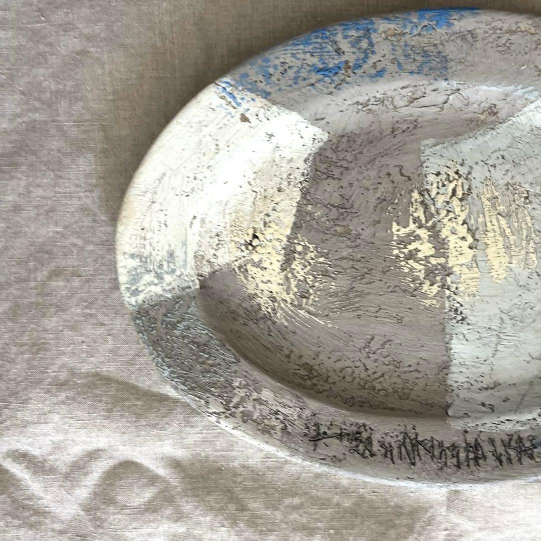 未使用 東恩納美架 大皿　オーバルプレート 2枚セット 水通しのみ