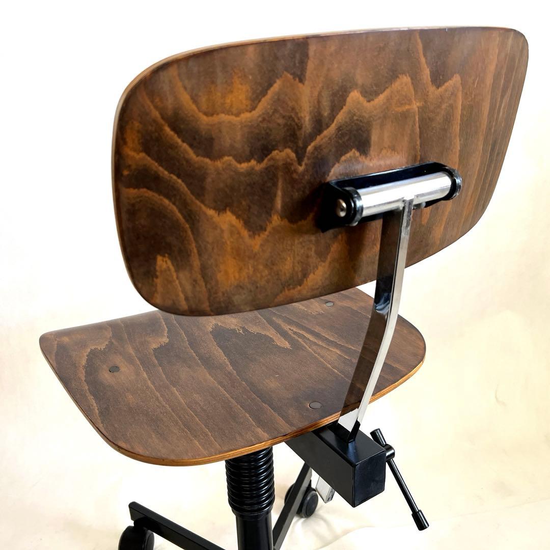 ラバミチェア・STOLE-112・デンマーク 濃い茶色・プライウッド