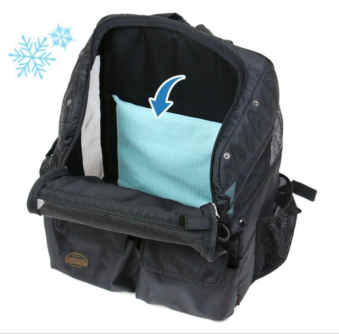 ペットパラダイス　キャリーバッグ 底板付き リュック スクエア　美品