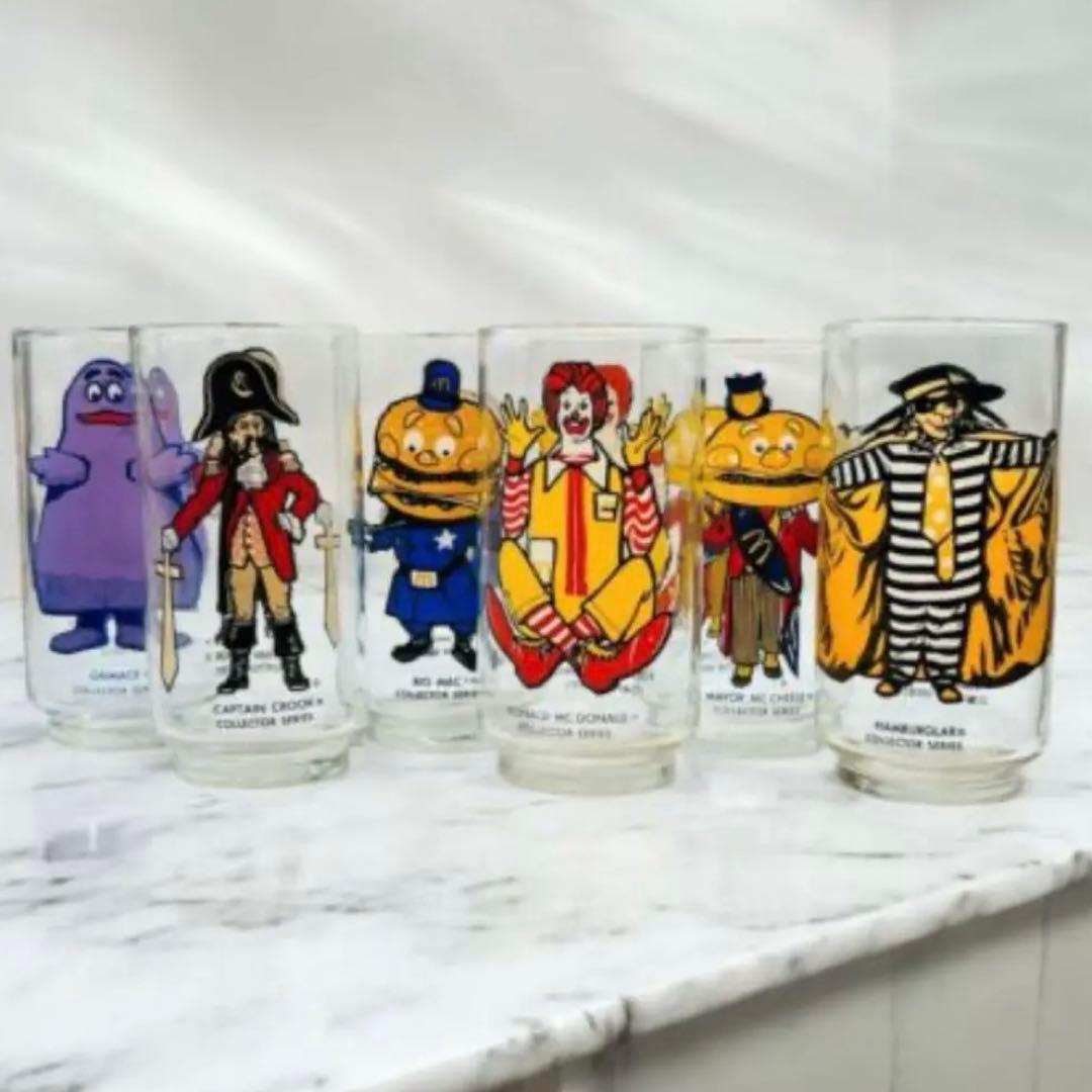 1977年　マクドナルドランド　グラス　コンプリートセット　12本