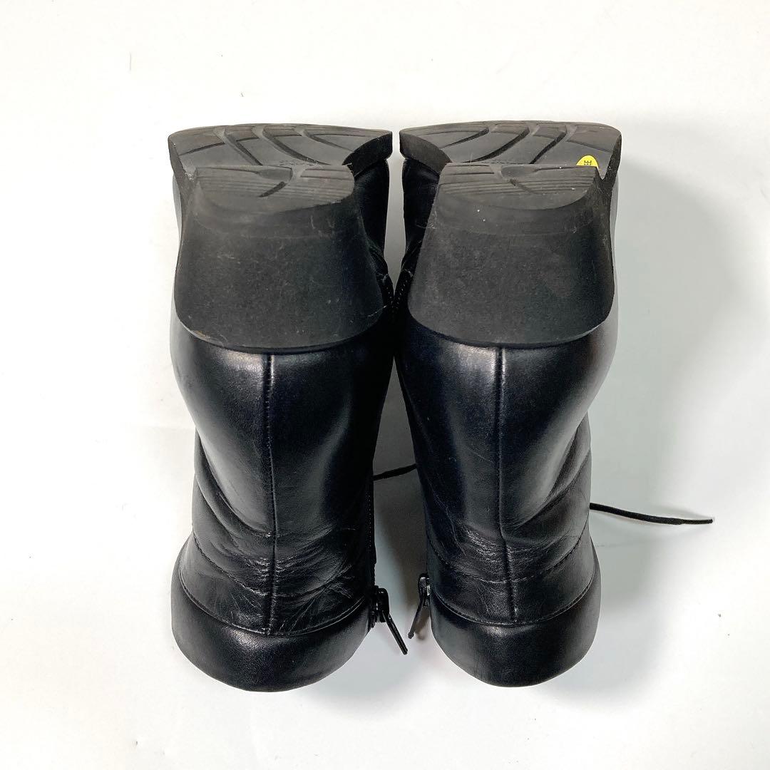 ペダラ アシックスウォーキング ショートブーツ サイドジップ 24cm 3E