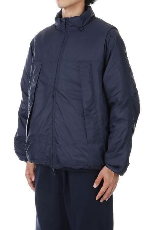 ジャケット・アウター TECH 2WAY FIELD INNER DOWN JACKET NAVY