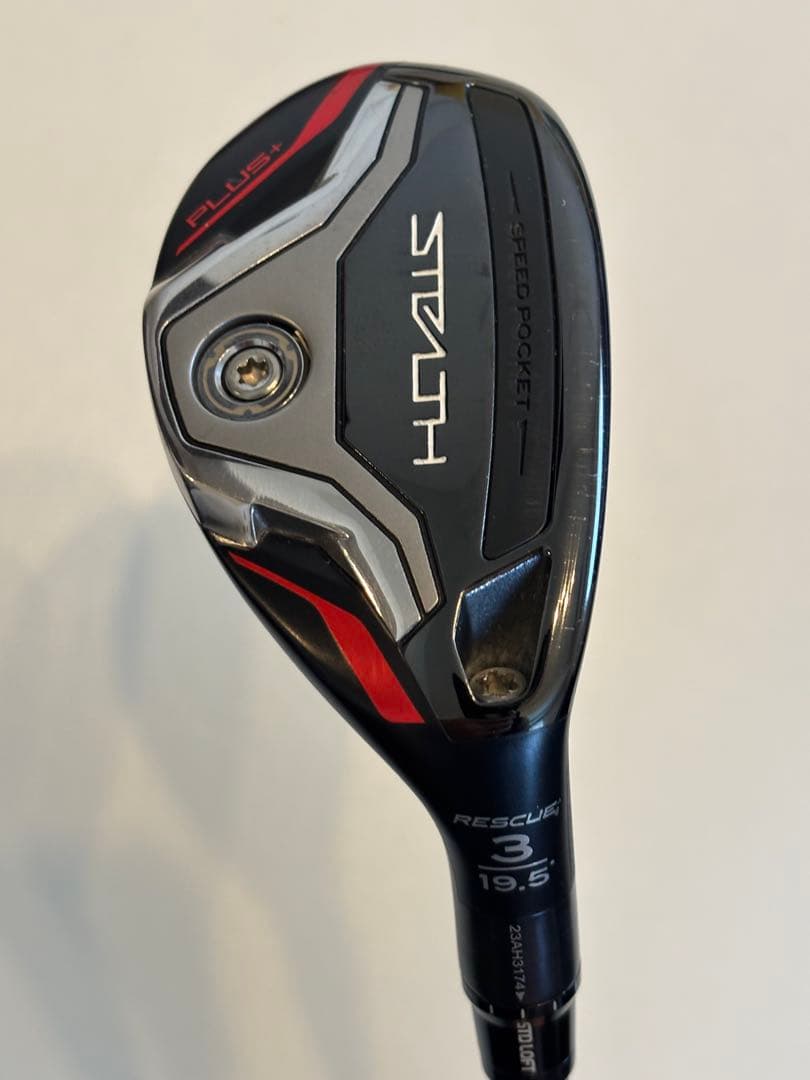 【美品】テーラーメイド Stealth Plusレスキュー #3 純正カバー2個