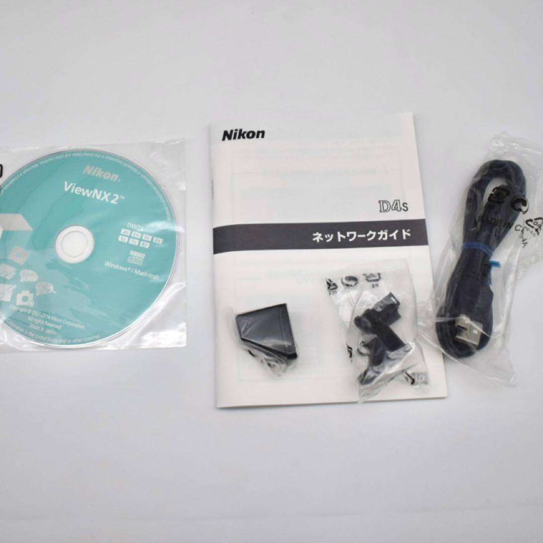 希少 極良品 NIKON D4S 標準レンズ セット 付属品 多数 カメラバッグ