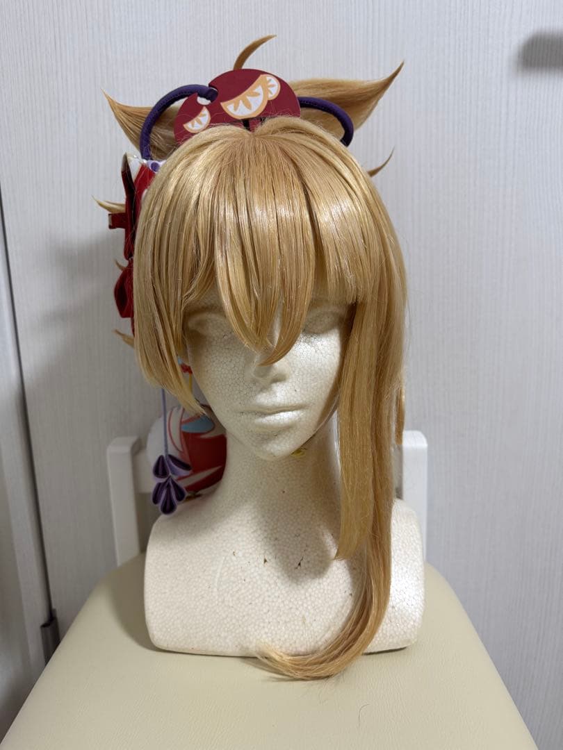 原神　宵宮　コスプレ衣装フルセット　三分妄想製衣装＆下駄＆オーダーウィッグ＆武器