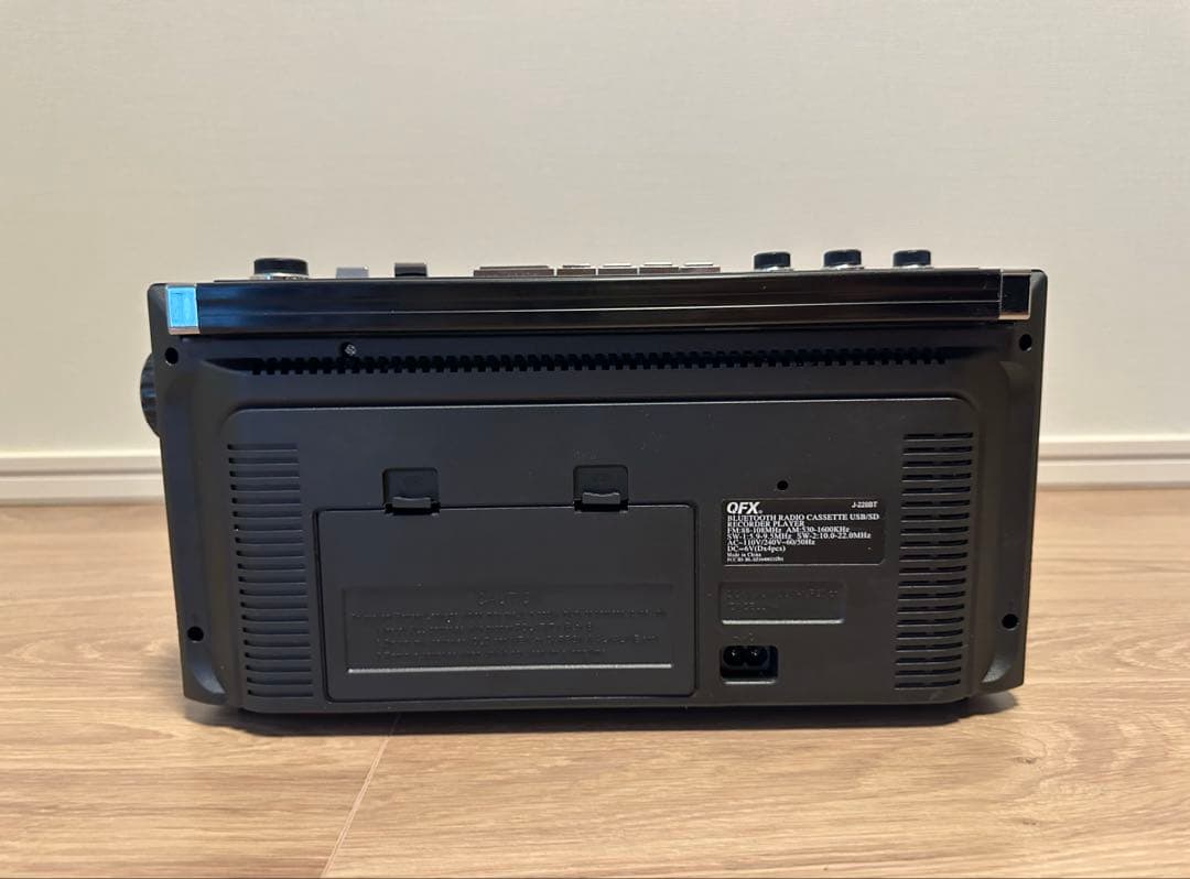 QFX J-220BT レトロカセットレコーダープレーヤー ラジカセ 90年代