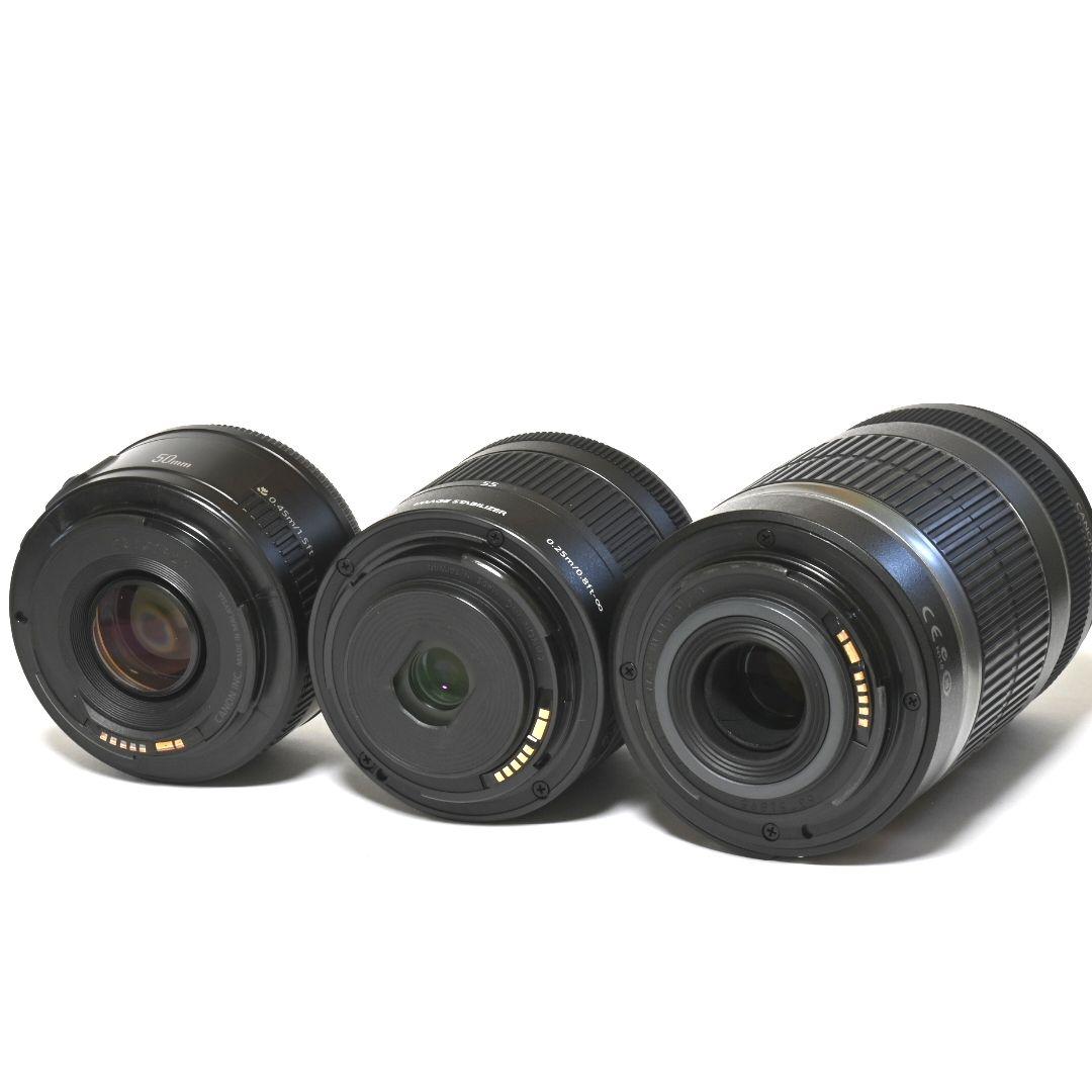 【Canon】EOS Kiss X10i トリプルレンズセット★Wi-Fi搭載★