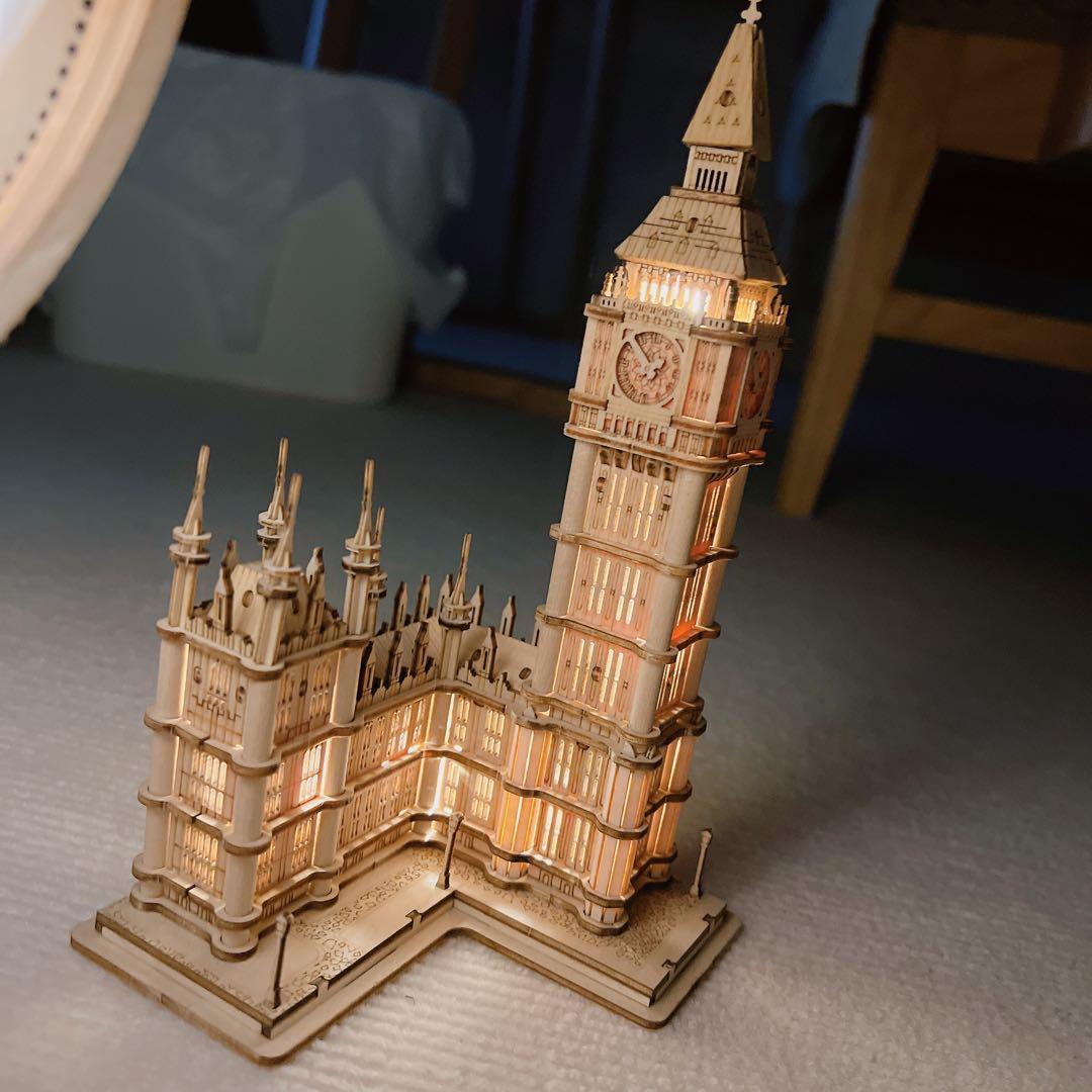 ROKR 地球儀 Rolife ビッグベン　ライト　完成品セット