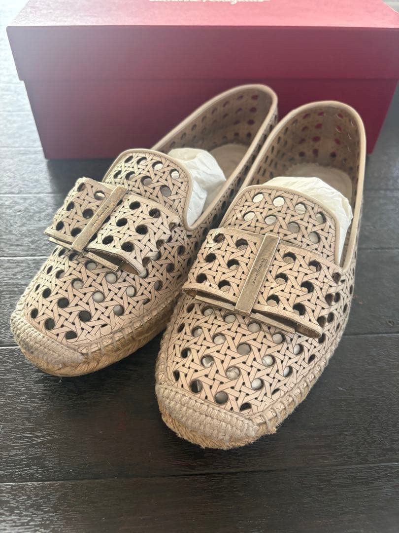 Salvatore Ferragamo フラット パンプス スリッポン　25cm