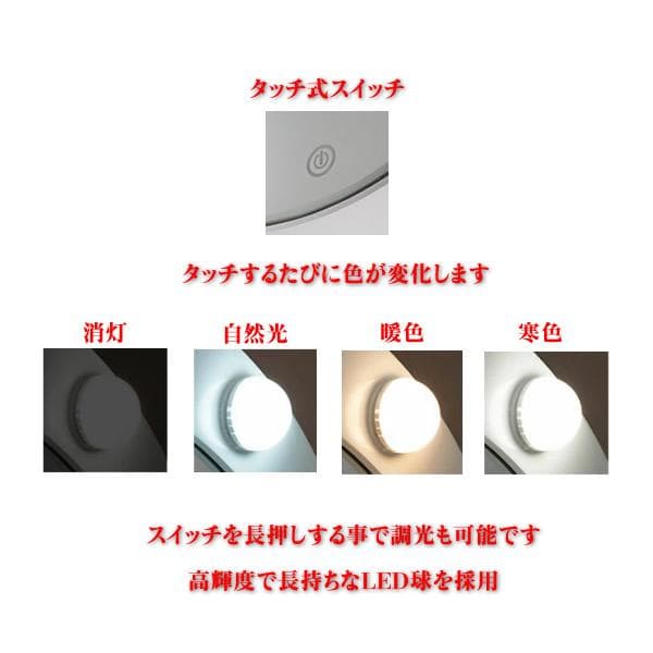フォロー割【新品】女優ライト付　ドレッサー＆スツールセット　LEDライト