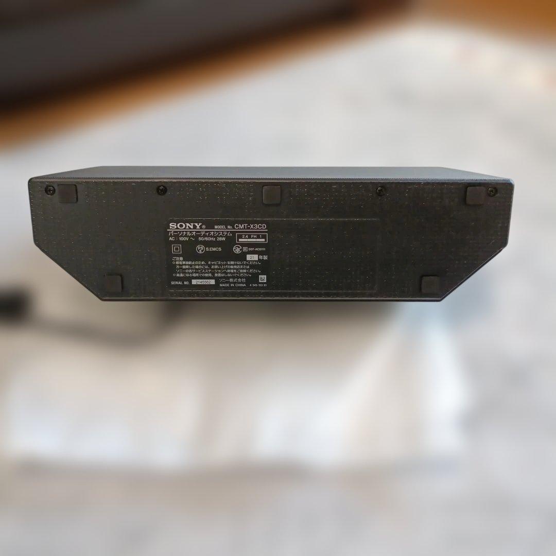 SONY マルチコネクトコンポ CMT-X3CD ブラック2021製 [美品]