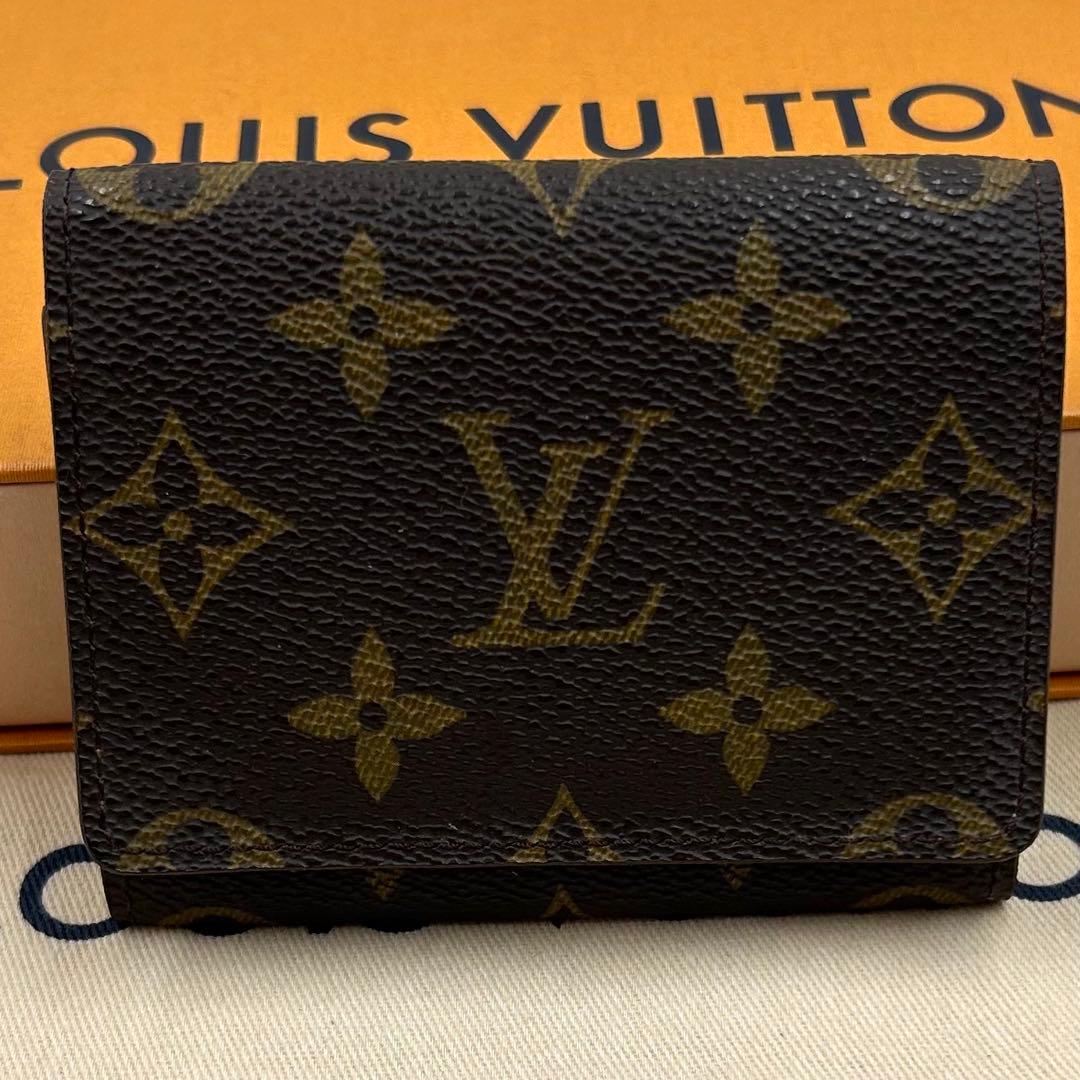 【みぃみ】ルイヴィトン アンヴェロップ カルトドゥヴィジット モノグラム