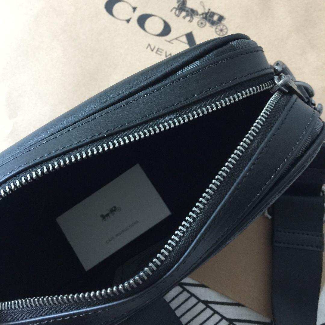 COACHコーチバッグ F50715 ブラック ショルダーバッグメンズバッグ