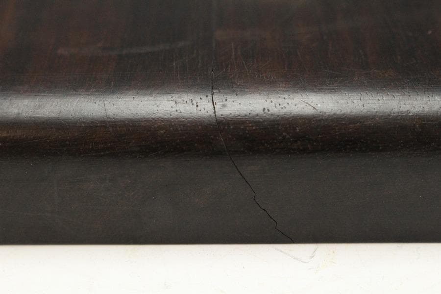 中国美術 古硯 端渓 白玉貼紫檀箱(K-LC732)