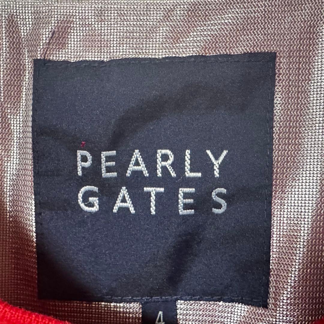 Pearly Gates パーリーゲイツ ゴルフ プルオーバー スニード レッド