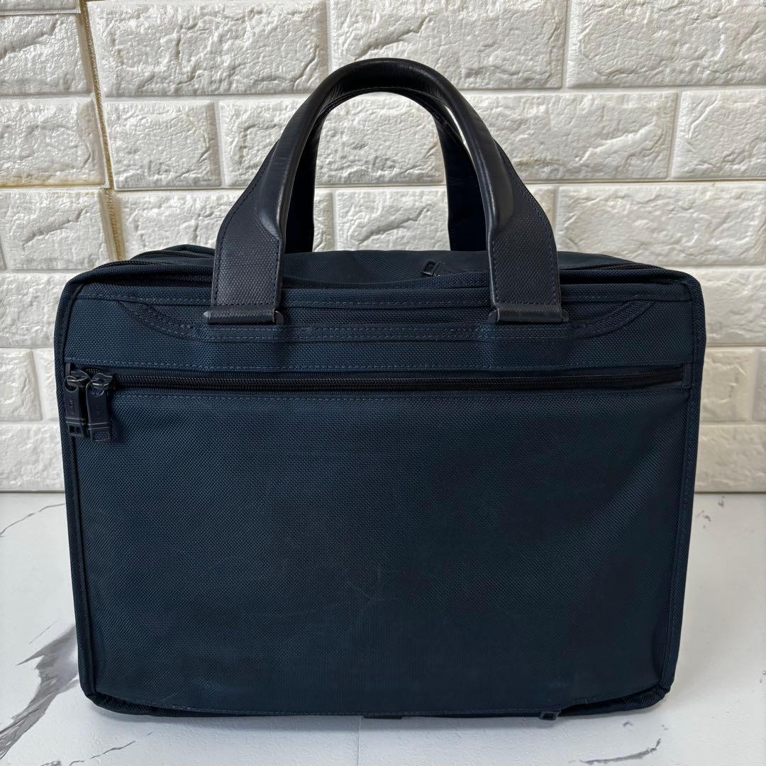 TUMI✨ ALPHA3 2WAY SHIPS別注　ビジネスバッグ　ネイビー
