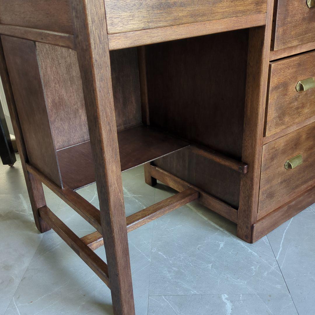 昭和5年　小振りなアンティーク机　デスク