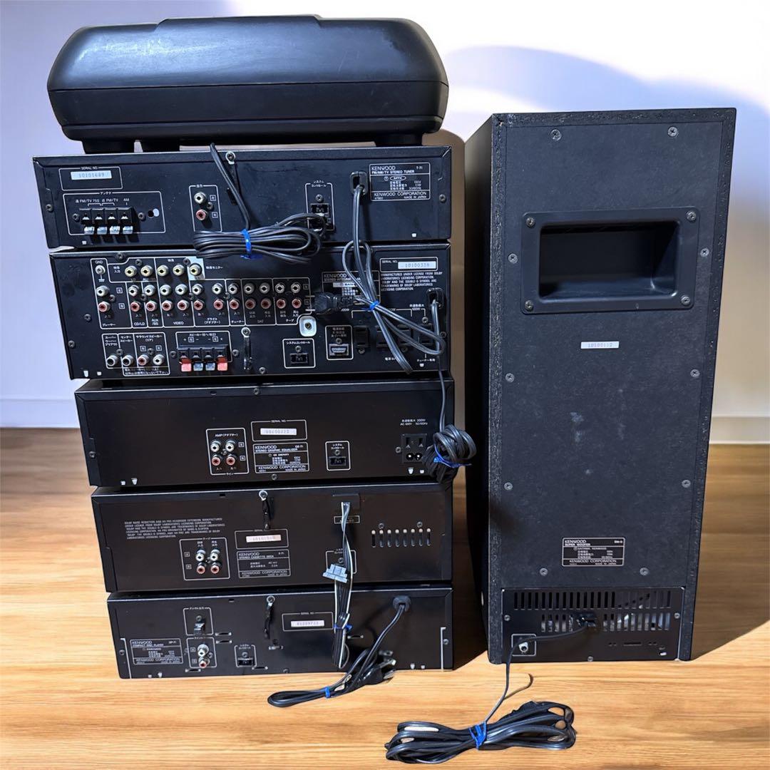 ①送料込み KENWOOD ROXY J7 システムコンポ バブルコンポ 最上位