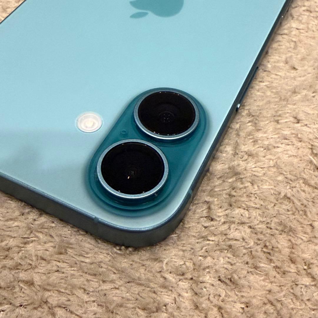 iPhone16 SIMフリー 256G ティール 純正付