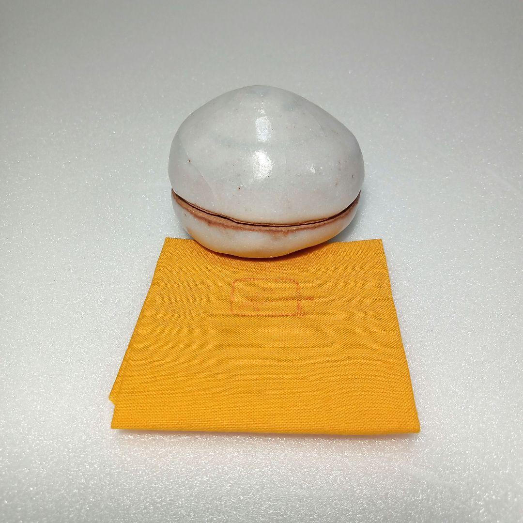 茶道具 志野 香合 藤原 一門