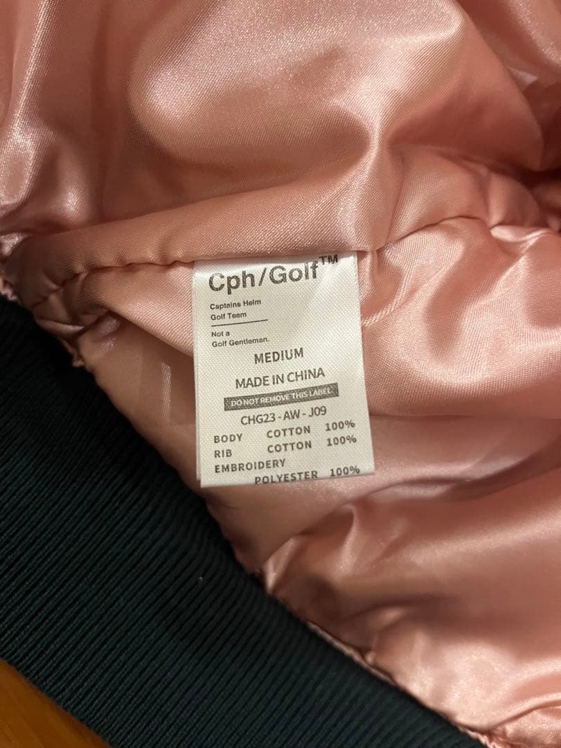キャプテンズヘルム ゴルフ ロゴ ピンク　cph golf