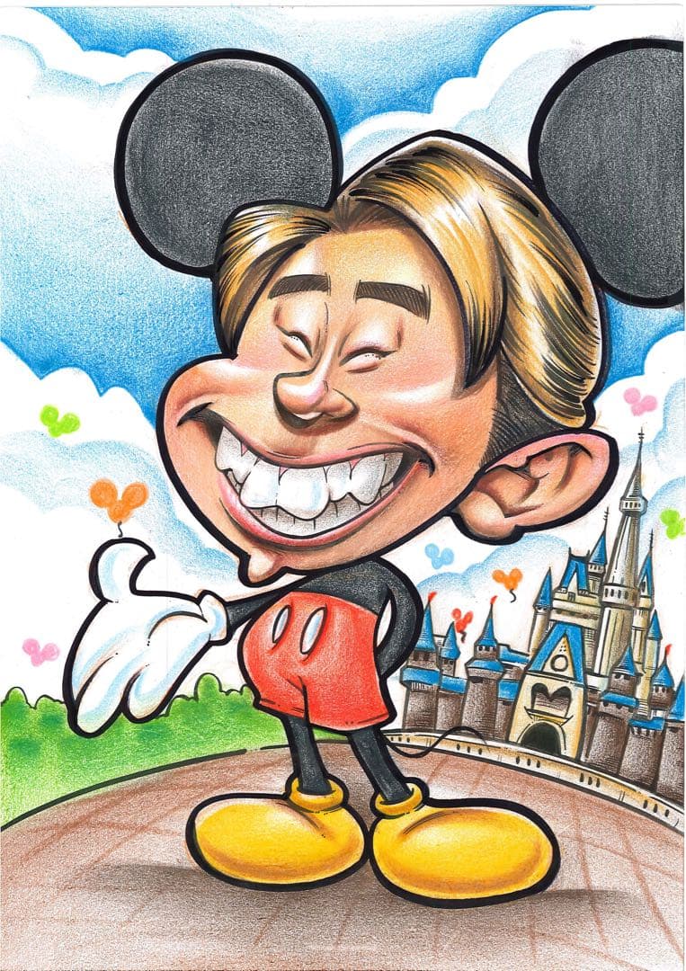 世界で1枚の手描きのオーダーメイド似顔絵★大人数ok★アレンジok