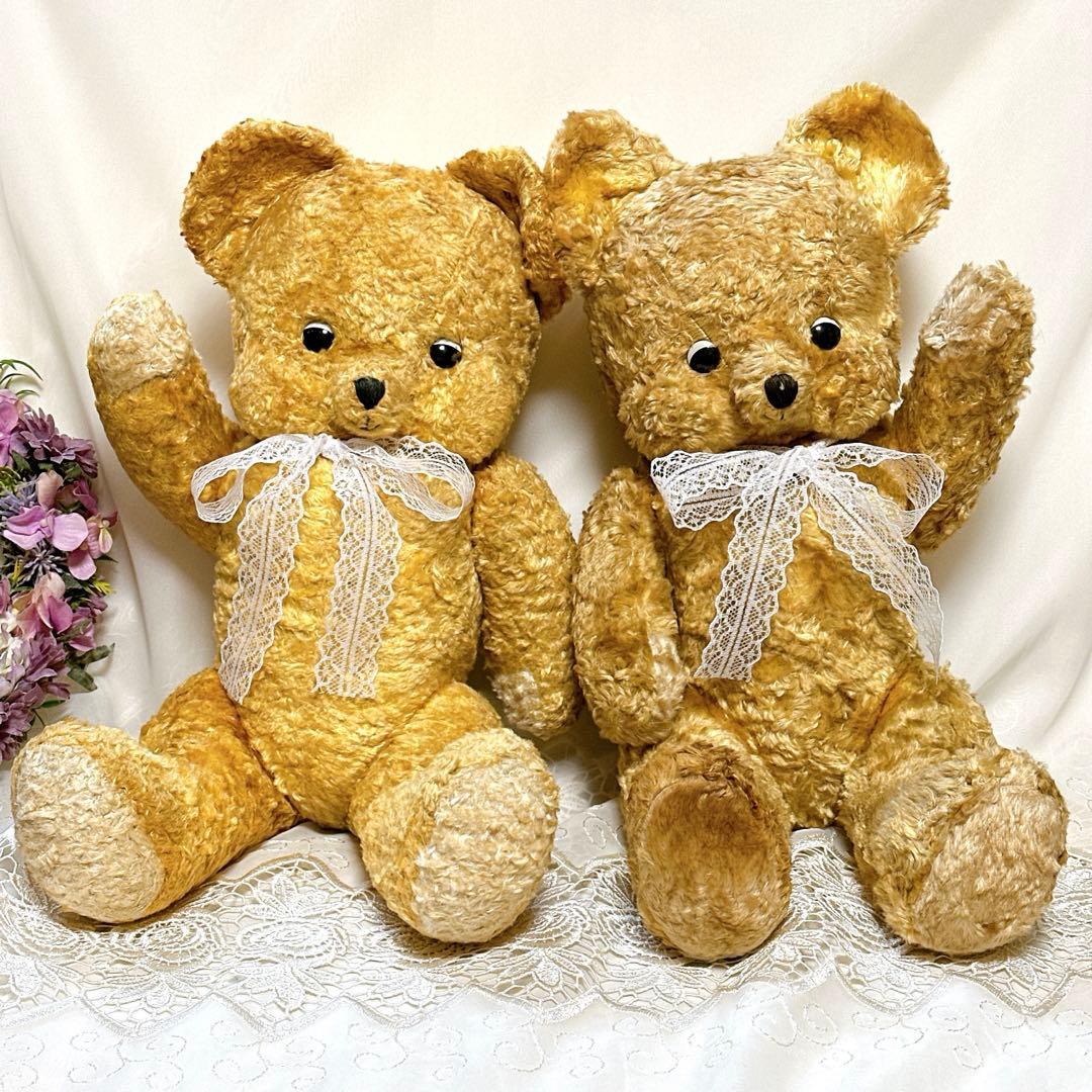 ❤️プクプクほっぺ❤️オランダアンティークベア　テディベア　①