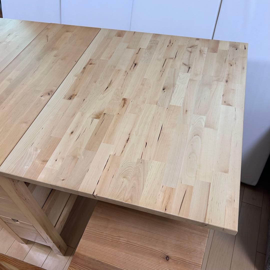 IKEA NORDENノールデン 折り畳みダイニングテーブル　チェア2バタフライ