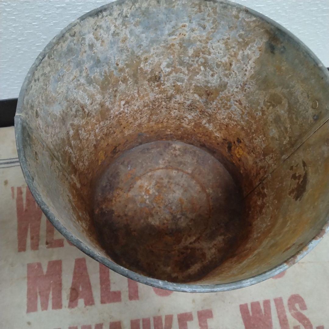 50s~60s vintage　ブリキ　バケツ　all LAUNDRY SOAP
