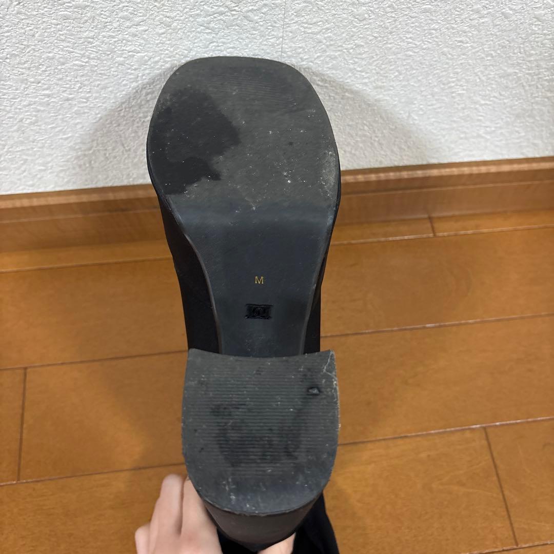 Darich ブラック スエード ロングブーツ 高ヒール