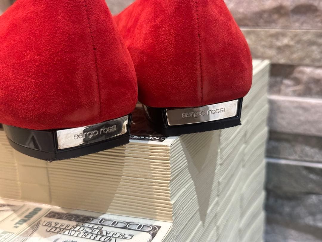 【美品】セルジオロッシ フラットシューズ　サイズ37