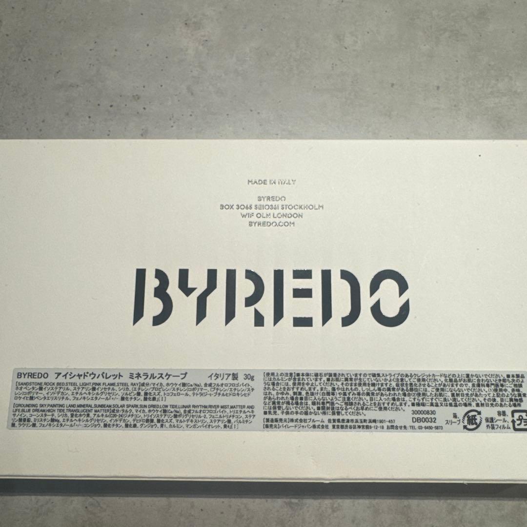 Byredo ミネラルスケープ アイシャドウパレットMINERALSCAPES