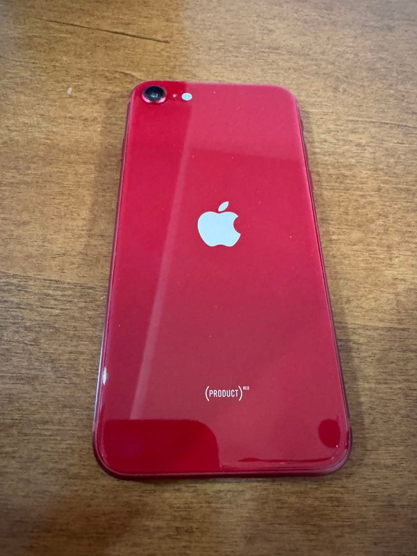 Apple iPhone SE (赤) 64GB 本体 美品動作品 SIMフリー