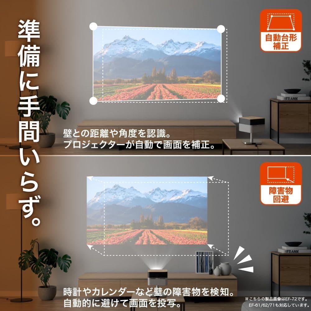 EPSON エプソン ホームプロジェクター オーク EF-72 新品 未開封
