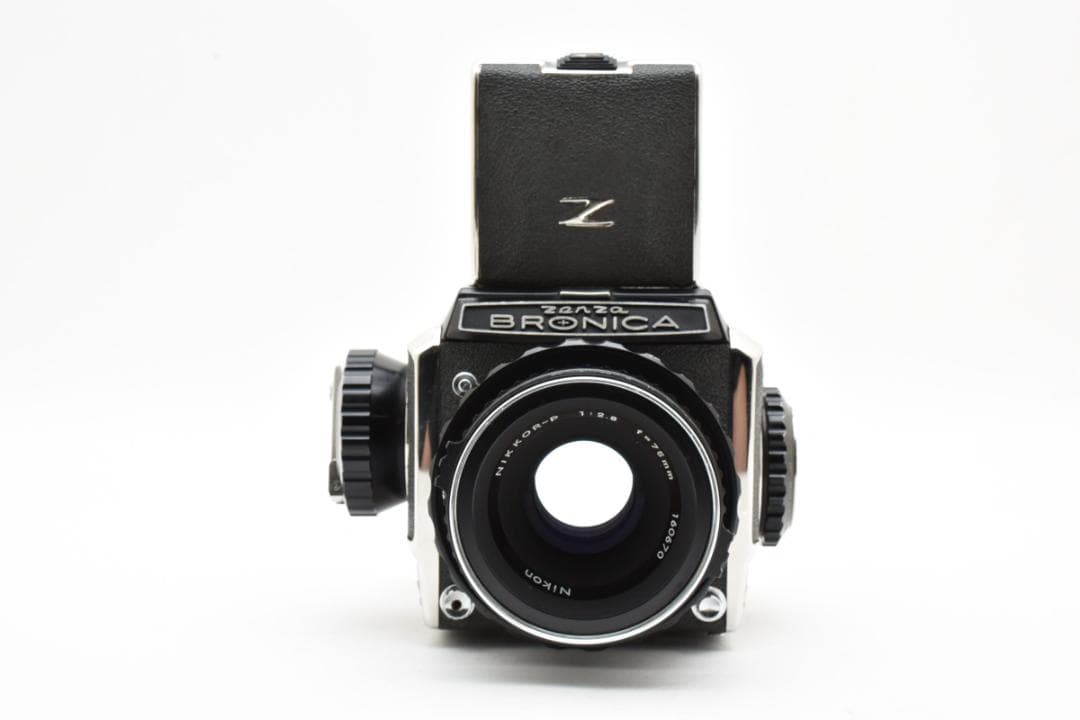 希少 美品 ゼンザ ブロニカ MODEL C 中判 ニコン 75mm 1:2.8