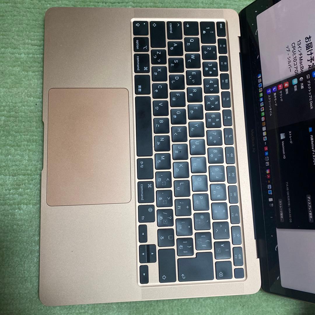 な*な様 限定値下げ　M1 MacBookAir 16GB 1TB バッテリー1