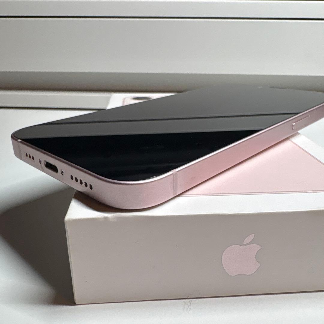 美品 iPhone 13 128GB ピンク バッテリー100% simフリー
